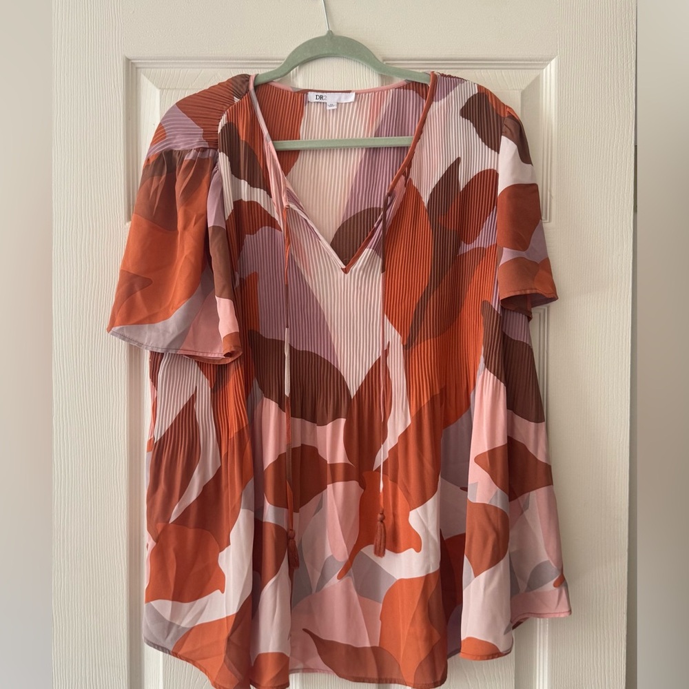DR2 Women's Multicolor Abstract Top